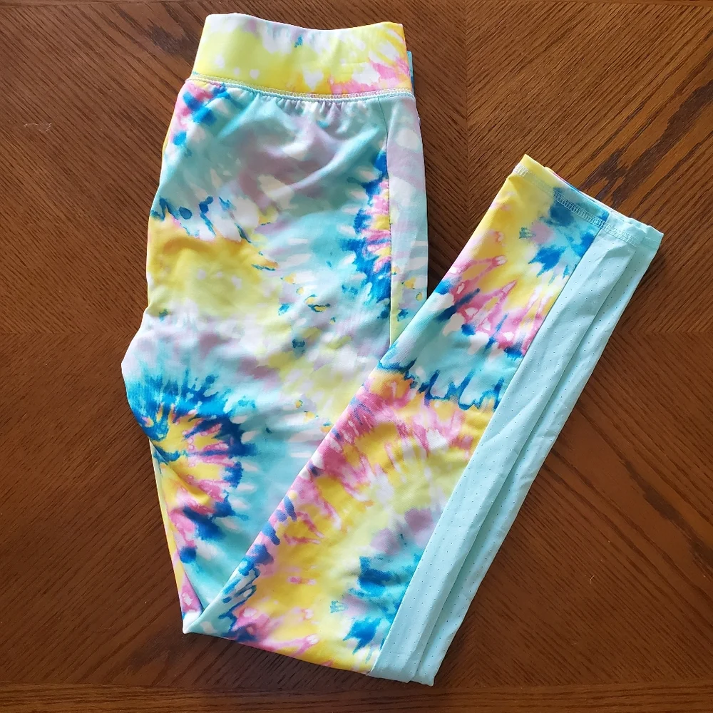 MORE THAN MAGIC GIRLS TYE‎ DYE ATHLETIC PANTS SIZE L 10-12